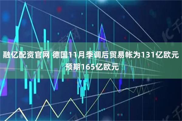 融亿配资官网 德国11月季调后贸易帐为131亿欧元 预期165亿欧元